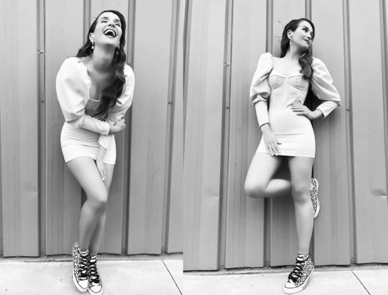 Con una prenda y zapatillas, Natalia Oreiro llevó el match que marca tendencia