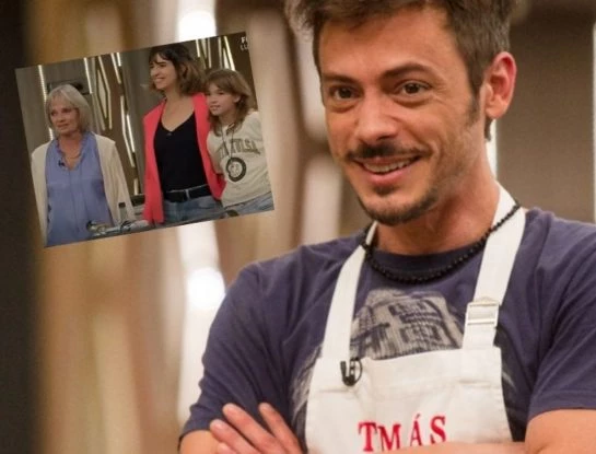 Tomás Fonzi presentó a su familia en plena final de Masterchef: "Las mujeres de mi vida"