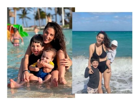 Juana Repetto reveló por qué decide viajar sin niñera en las vacaciones y cómo se organiza con sus hijos Belisario y Toribio