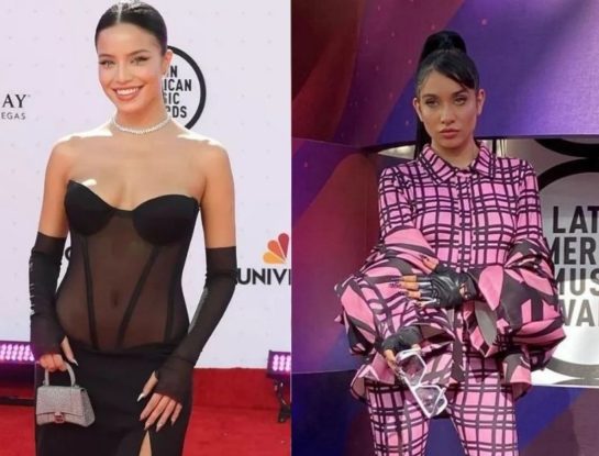María Becerra y Emilia Mernes deslumbraron en la red carpet de los Latin American Music Awards y coincidieron en el mismo accesorio
