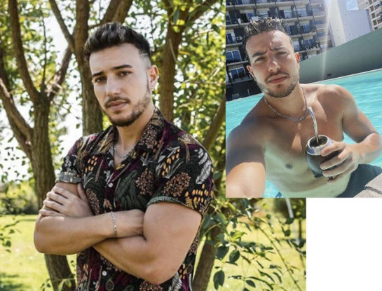 Quién es Martín Salwe, el participante de El Hotel de los Famosos que anda a los besos con Silvina Luna: tiene 24 años, es locutor y cuando era chico era jugador de golf