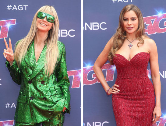 ¡Shining looks!, Heidi Klum y Sofía Vergara protagonizan los mejores outfits de noche