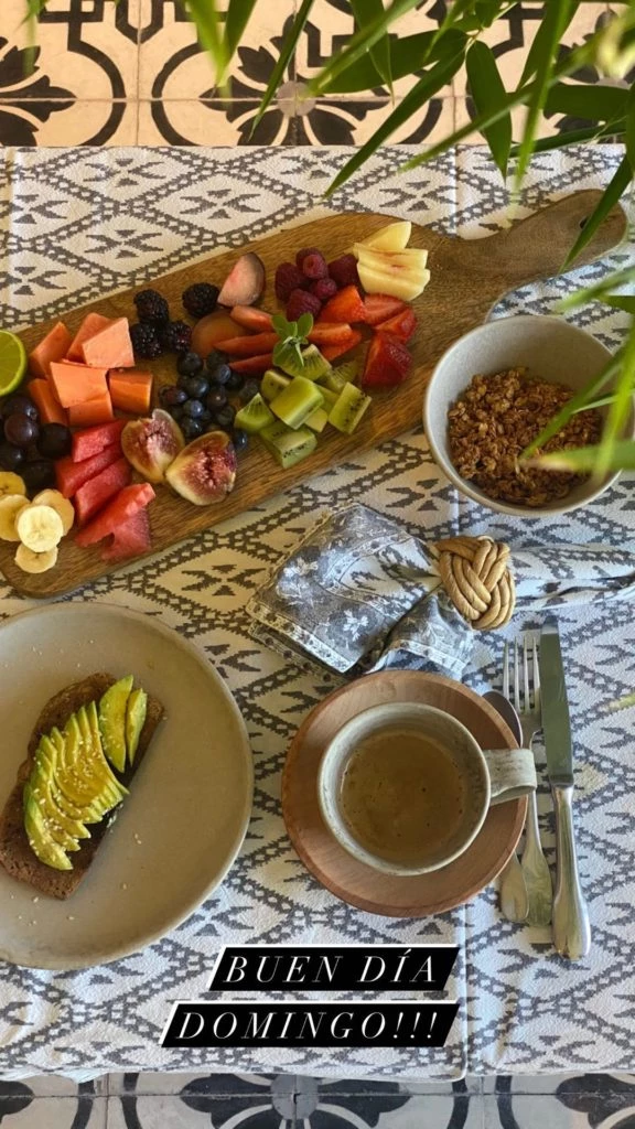 DEsayuno de Juliana Awada