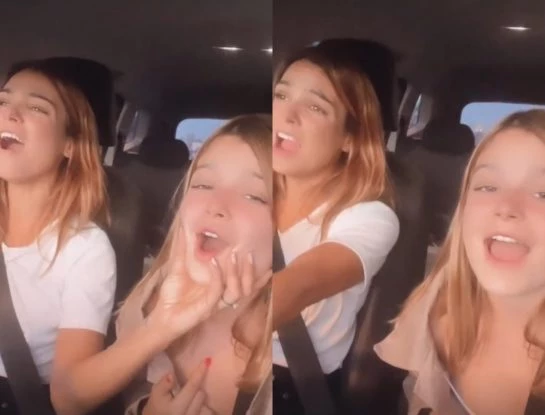 Agustina Cherri y su hija Muna desplegaron su talento al ritmo de "Floricienta"