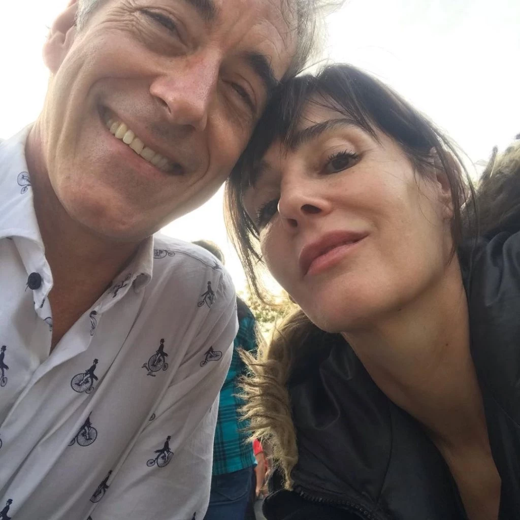 Paola Krum y su pareja Iván Espeche.