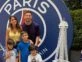 Messi con su familia en París