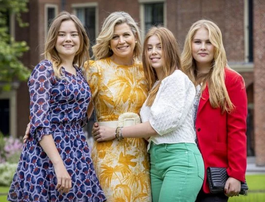 Amalia, Alexia y Ariane, las hijas de Máxima, marcan tendencia con sus melenas