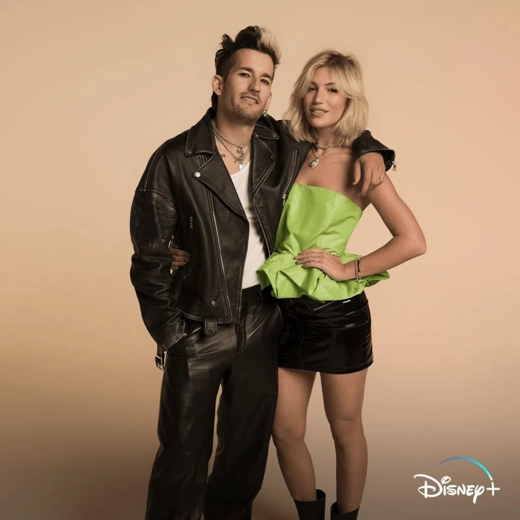 Ricky y Stefi Roitman en la serie Los Montaner