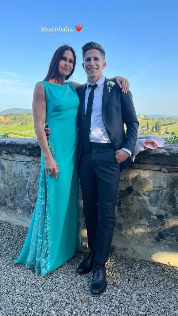 Carolina Baldini y Gian Simeone