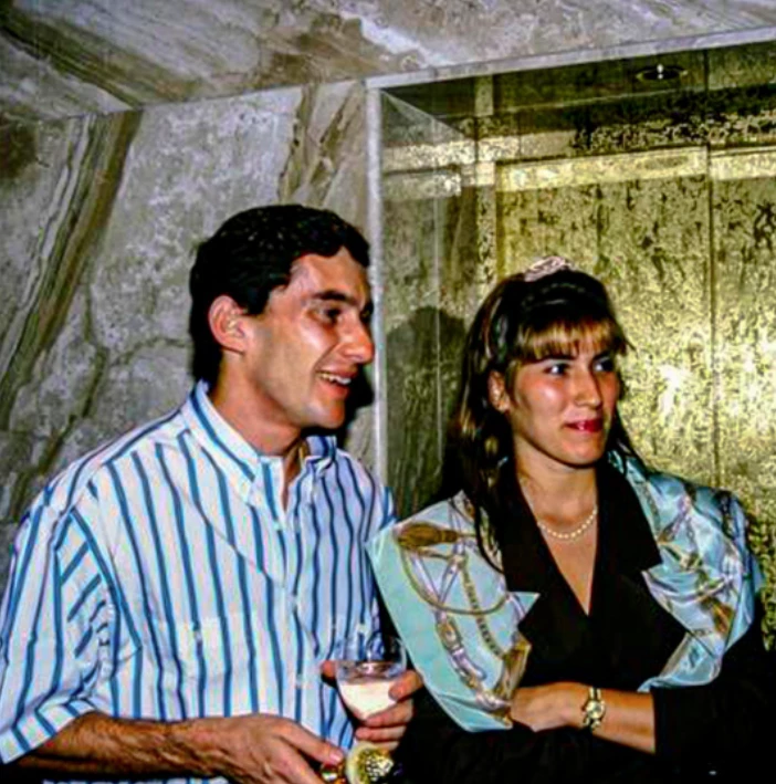 ADRIANE YAMIN Y AYRTON SENNA