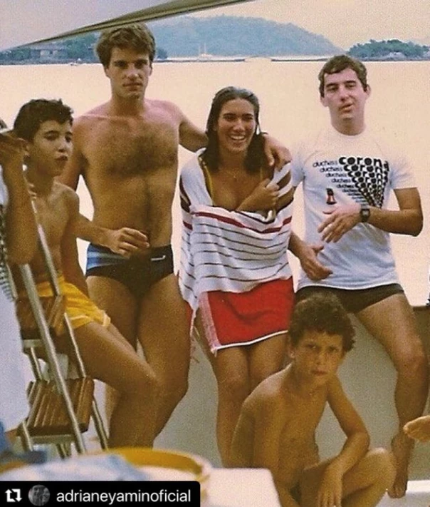 ADRIANE YAMIN Y AYRTON SENNA