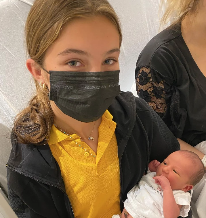 Indiana Cubero con Luca Cubero