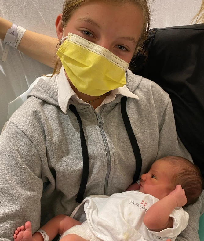 Allegra Cubero con Luca Cubero