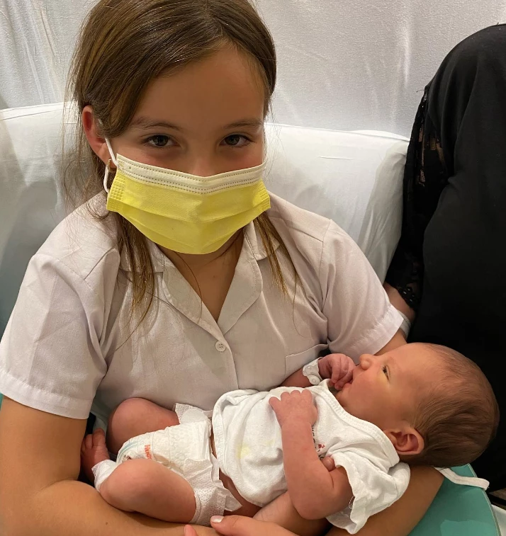 Sienna Cubero con Luca Cubero