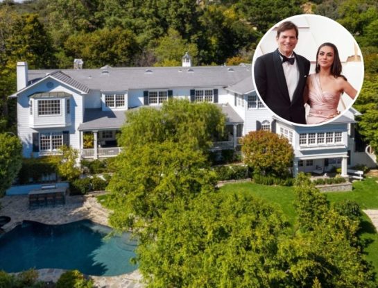 Así es la mansión de Mila Kunis y Ashton Kutcher en Beverly Hills: tiene 3 pisos, 5 dormitorios y sigue un estilo de decoración moderno con aires minimalistas