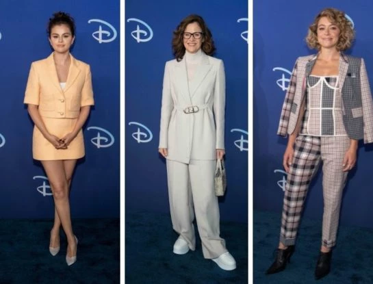 La sastrería fue la consigna de los looks de las famosas en el lanzamiento de Disney en Nueva York