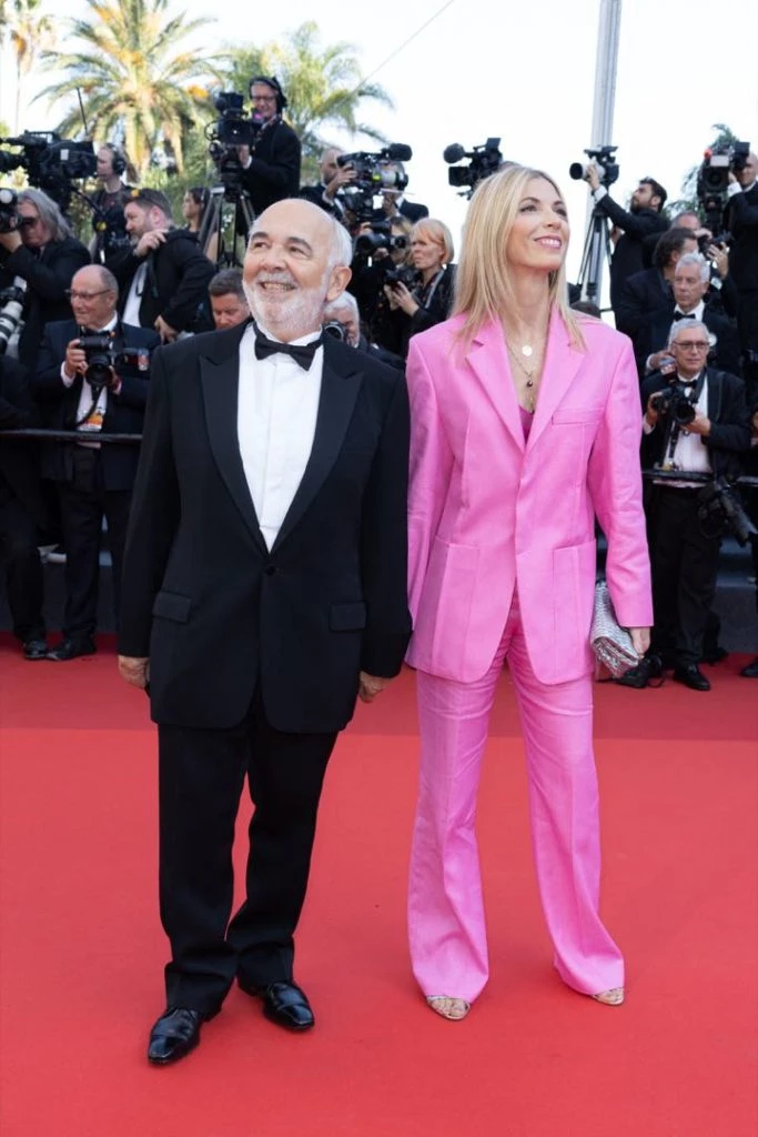 Gérard Jugnot y Patricia Campi en el Festival de Cannes