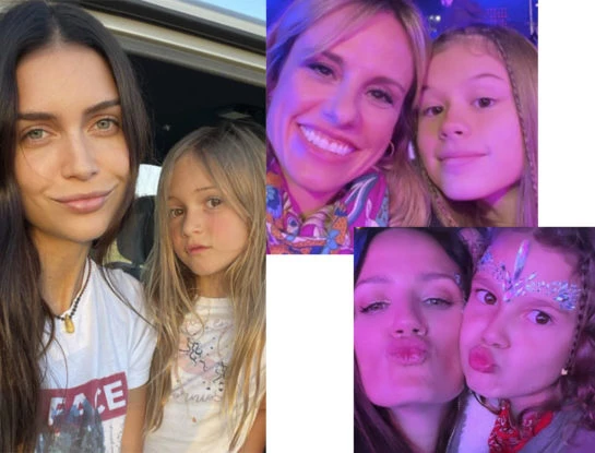 Así lucieron Olivia, Malaika y Matilda, las hijas de Paula Chaves, Zaira Nara y Mariana Fabbiani, en el show que Tini Stoessel dio en el Hipódromo de Palermo