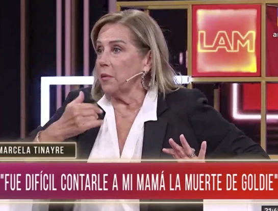 El relato desgarrador de Marcela Tinayre del momento en el cual le anunció a Mirtha Legrand que Goldie, su hermana, había muerto