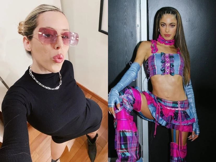 Clara Sarkany en el show de Tini Stoessel