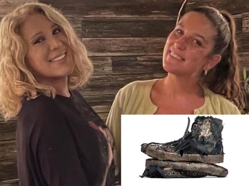 Juana Repetto se quejó de las zapatillas "sucias" de Balenciaga