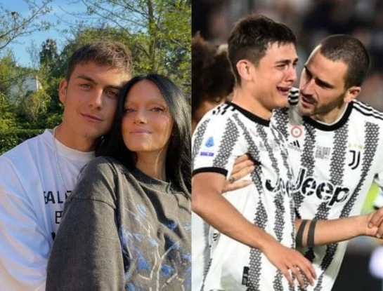 La reacción de Oriana Sabatini tras el llanto de Paulo Dybala en la despedida de la Juventus