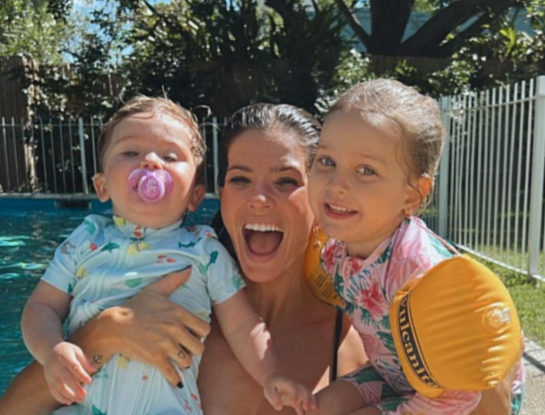 Tras ser cuestionada como madre, la China Suárez compartió el momento más tierno con sus hijos, Magnolia y Amancio