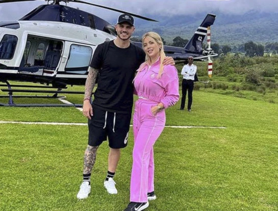 Las primeras fotos del increíble y exótico viaje de Wanda Nara y Mauro Icardi a Ruanda, África