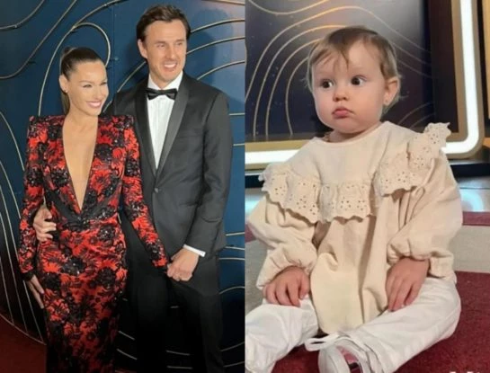 Martín Fierro 2022: la primera alfombra roja de Ana, la hija de Pampita y Roberto García Moritán