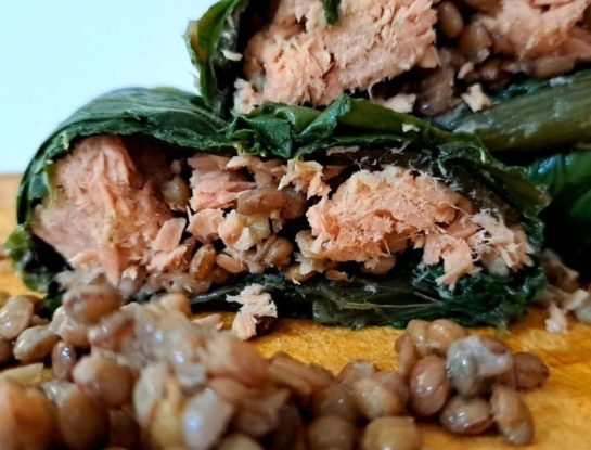 Cocina fit & express: paquetitos saludables de acelga y atún