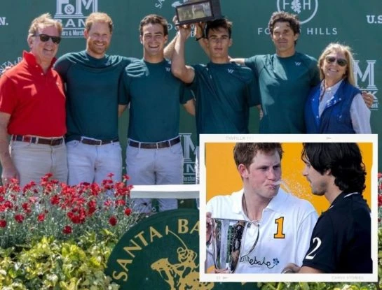 Amistad real: Nacho Figueras y el príncipe Harry juntos una vez más en un partido de polo