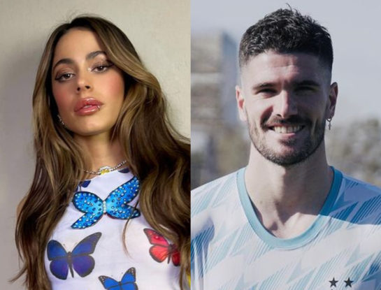 Así fue el romántico reencuentro entre Tini Stoessel y Rodrigo de Paul en Buenos Aires