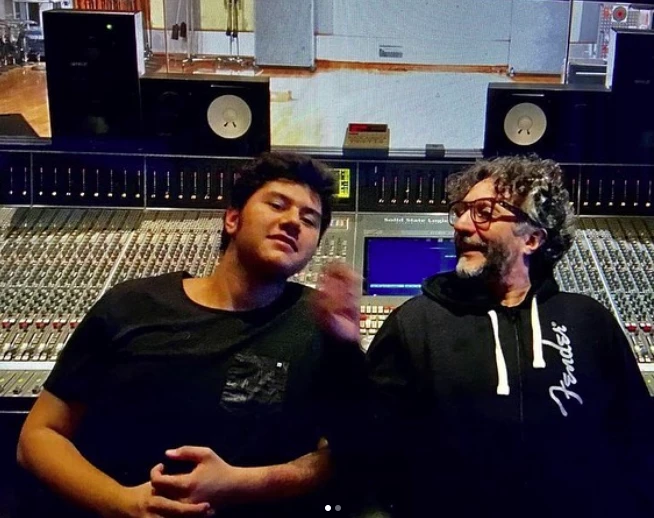 FITO PAEZ Y MARTIN, SU HIJO