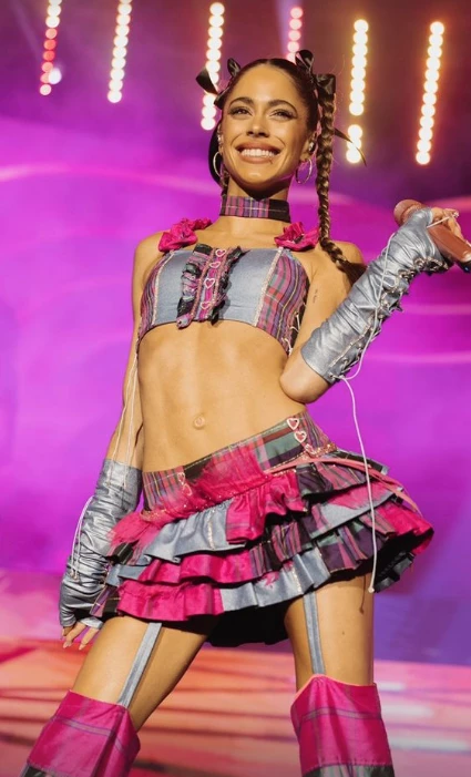 Tini Stoessel en el show de Mendoza