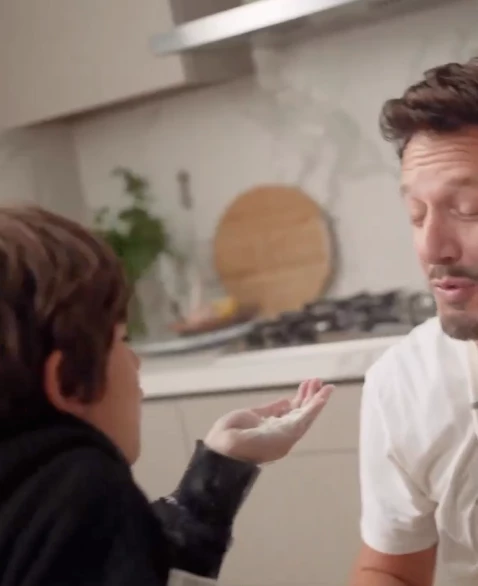 Benjamín Vicuña con Benicio