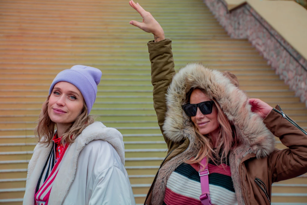 Brenda Gandini y Sabrina Rojas en La Rioja