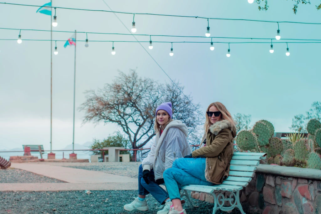 Brenda Gandini y Sabrina Rojas en La Rioja