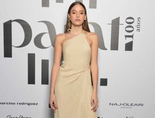 El golden look de India Ortega para la Gala de los 100 Años de Para Ti