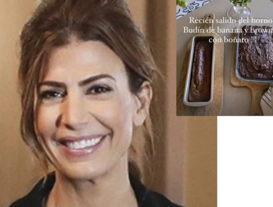 La receta del budín de banana y chocolate, el plato dulce que preparó Juliana Awada