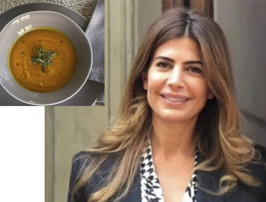 Juliana Awada y su plato preferido para combatir el frío