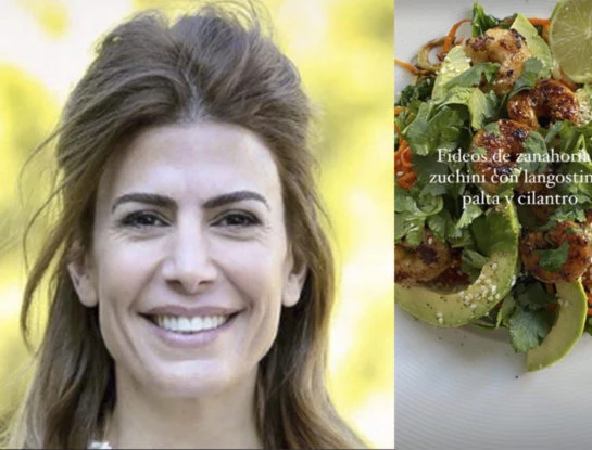 La receta de los fideos de zanahoria y zucchini, uno de los platos preferidos de Juliana Awada