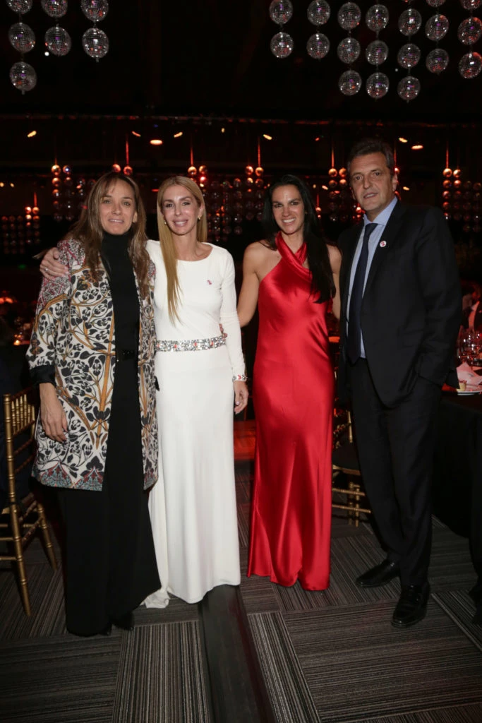 Malena Galmarini, Milagros Brito, Gabriela Vaca Guzmán y Sergio Massa