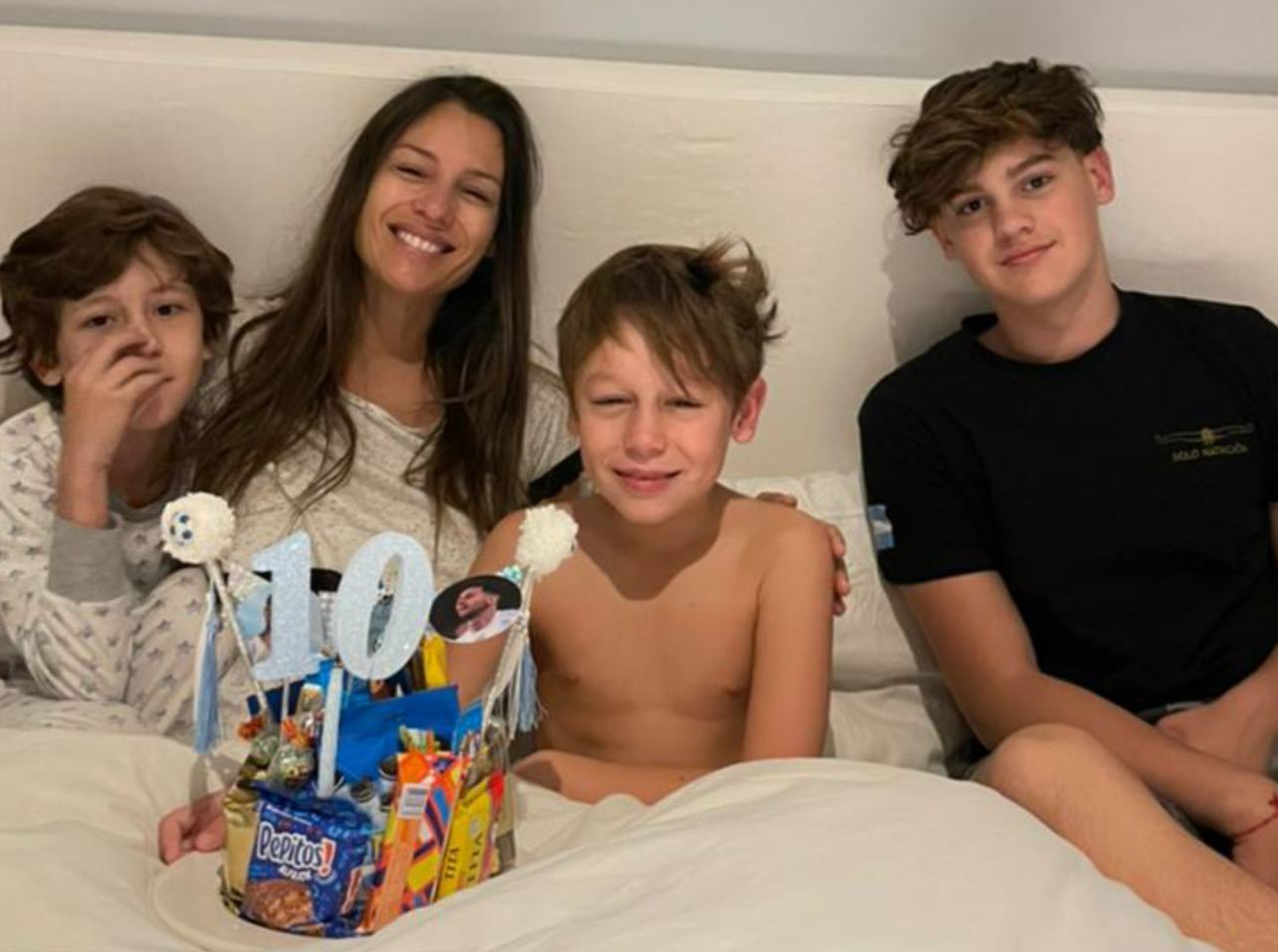 Así sorprendió Pampita a su hijo Beltrán en el día de su cumpleaños