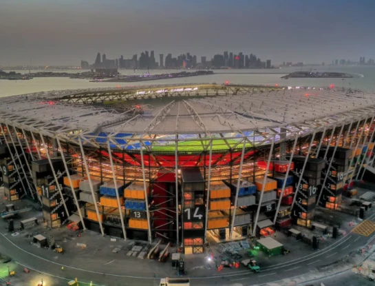 ¡Increíble! Así es el mega estadio desmontable donde se jugarán algunos partidos en el Mundial de Qatar 2022