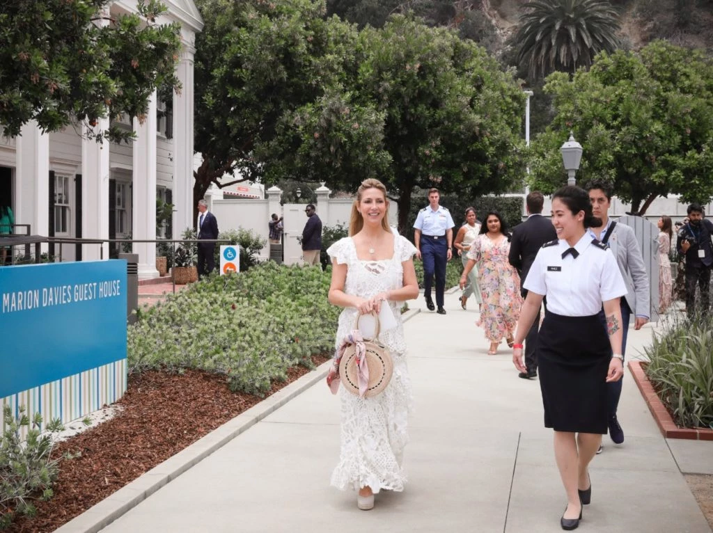 Fabiola Yánez en la Cumbre de las Américas