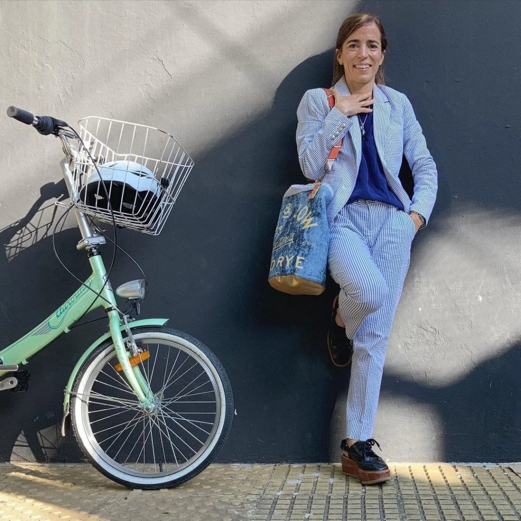 Look para ir a trabajar en bici