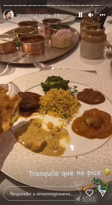 Giovanni Simeone de Luna de miel