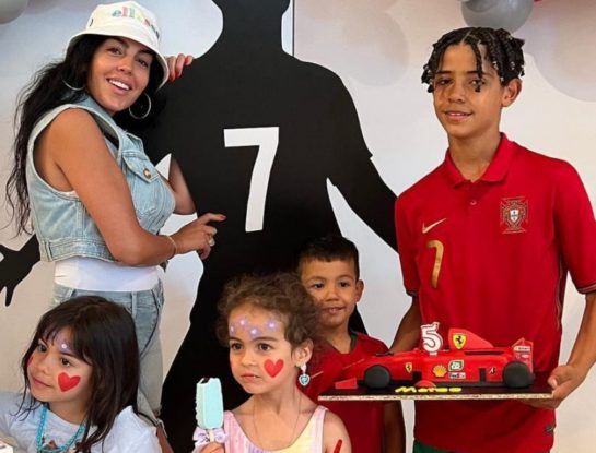 Así celebró Georgina Rodríguez el cumpleaños de Eva y Mateo, los mellizos de Cristiano Ronaldo