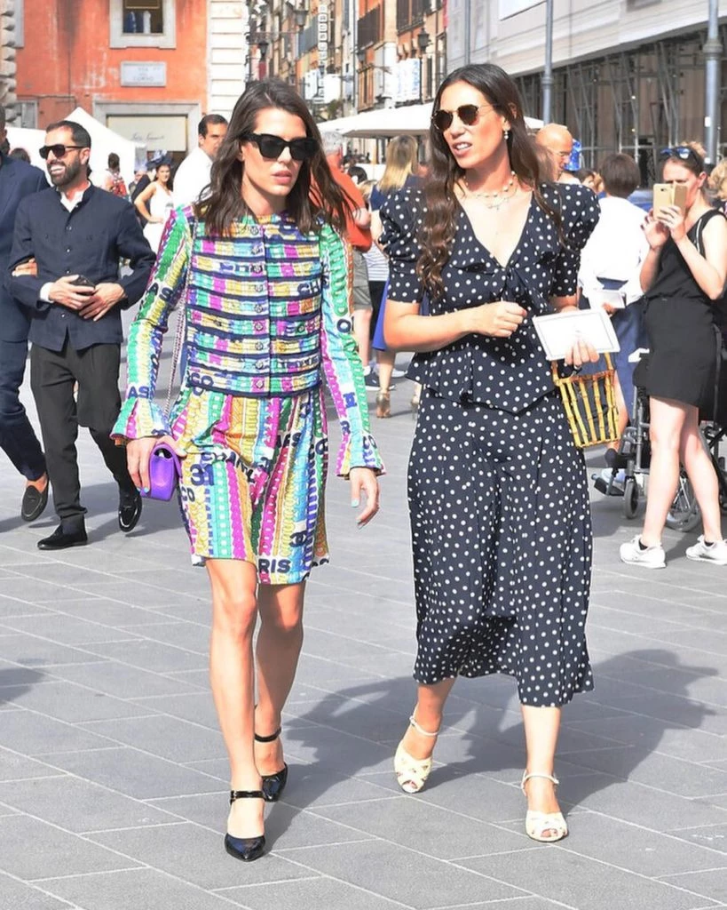 Charlotte Casiraghi y tatiana Santo Domingo