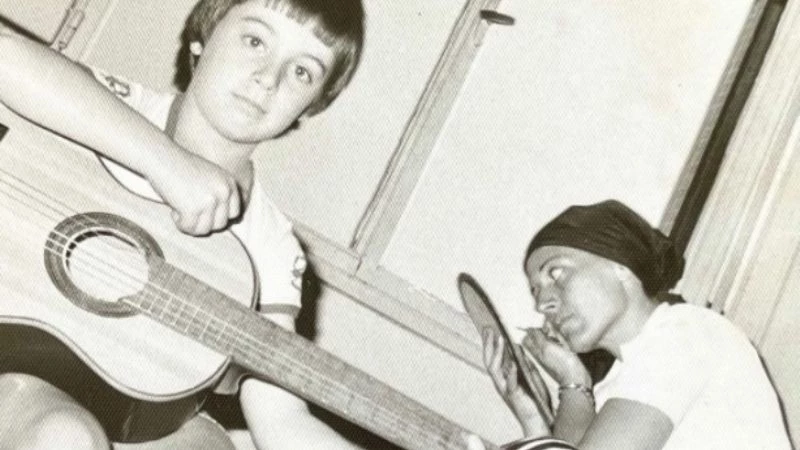 Germán Martitegui y Ana, su mamá